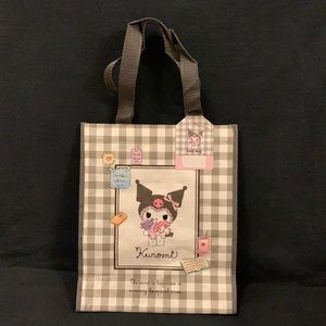 Kuromi My Melody grocery tote bag from Japan NWT
